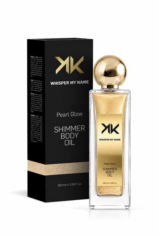 Whisper My Name Pearl Glow — Shimmer Body Oil